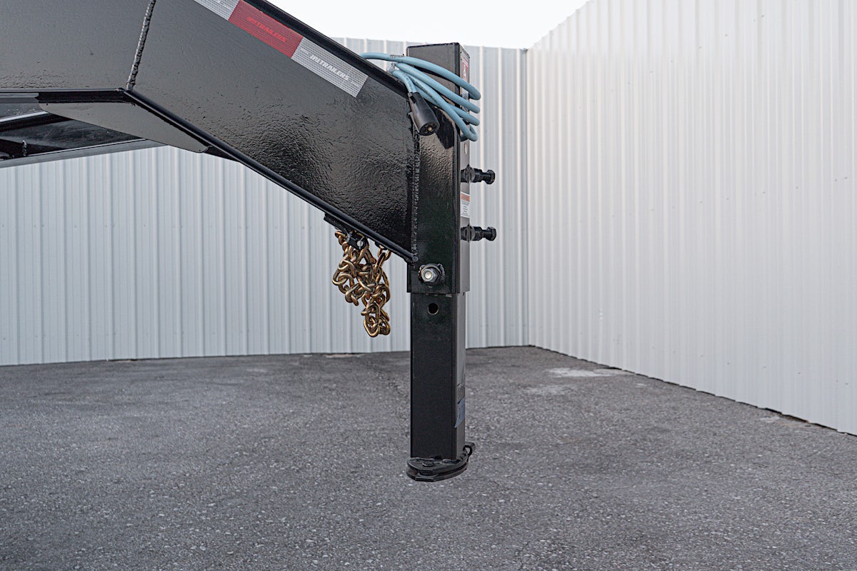 PJ Trailers 26'x102" Gooseneck Deckover Power Tilt Trailer (T8) - Image 8