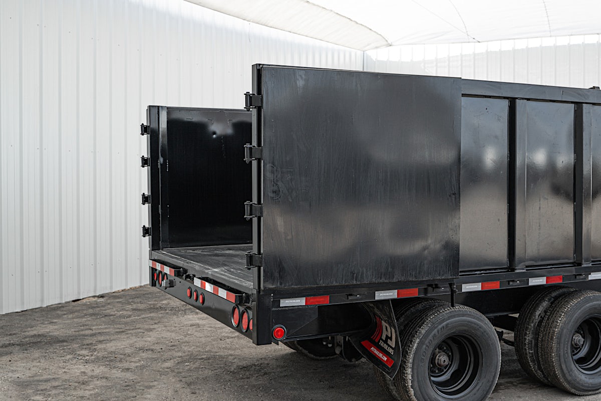 PJ Trailers 20'x96" Gooseneck Dual Dump Trailer w/ 4' Sides (DD) - Image 16