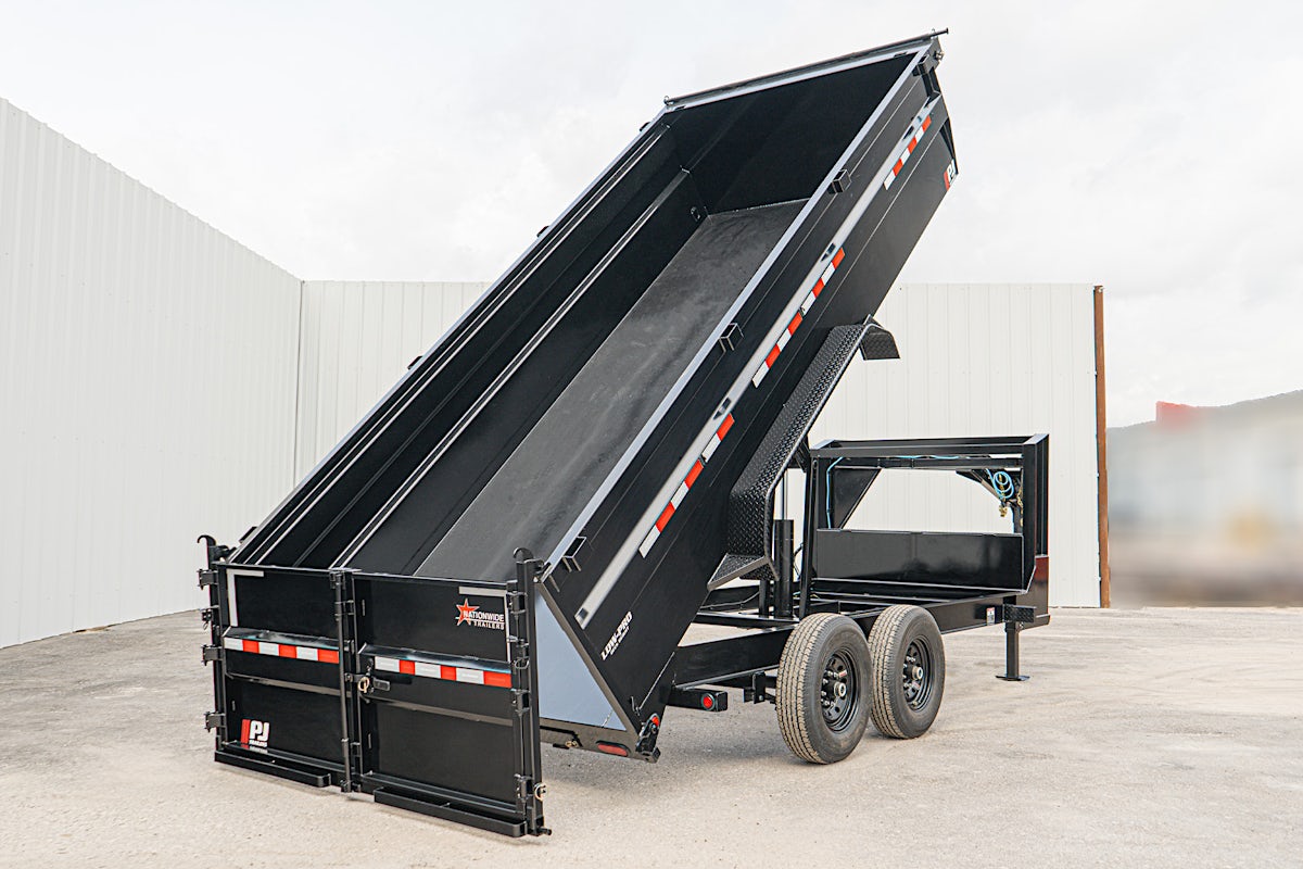 PJ Trailers 16'x83" Low Pro High Side Dump Trailer w/ 3' Sides (DM) - Image 1