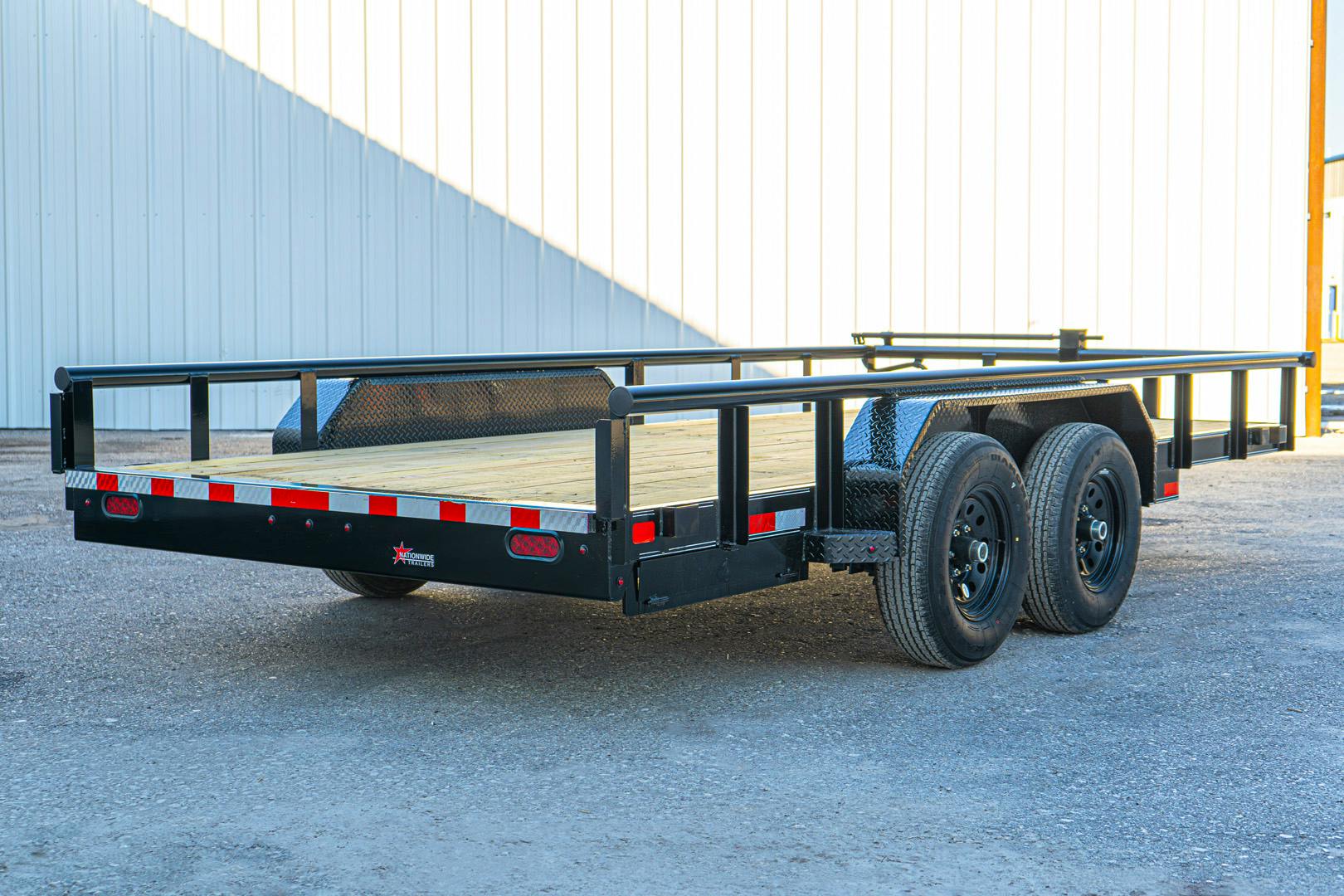 X-ON 16'x83" Utility Trailer w/ Slide-In Ramps (U2) - Stock #82571 - Image 14 of 15