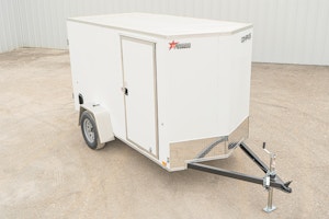 Compass 5'x10' Enclosed Cargo Trailer w/ Rear Ramp Door (C1)