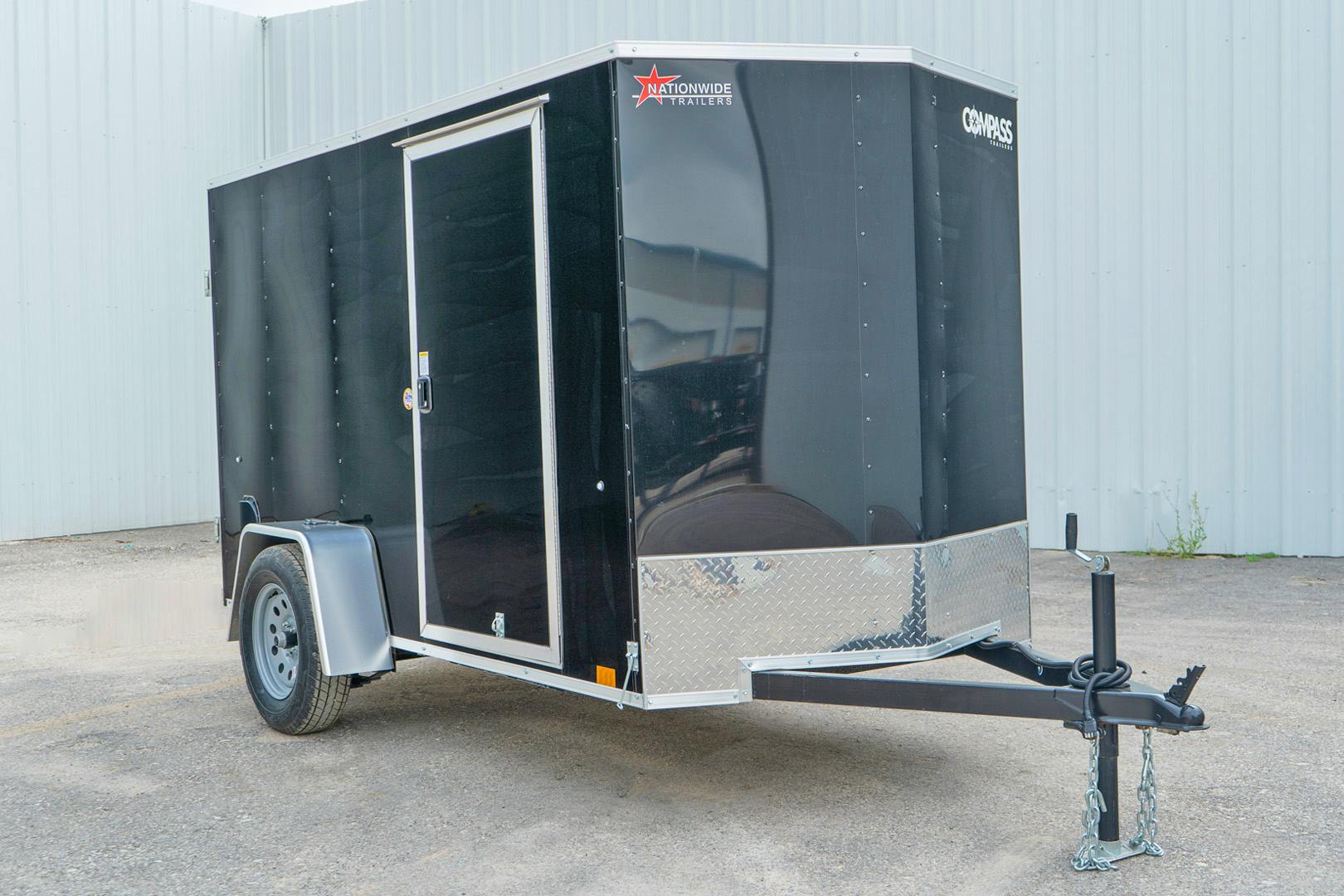 Compass 5'x10' Enclosed Cargo Trailer w/ Rear Ramp Door (C1) - Image 2
