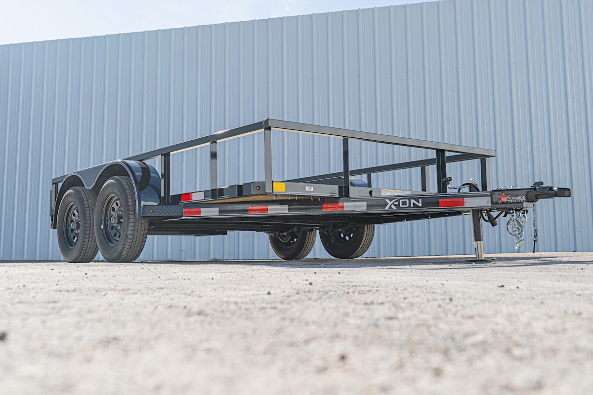 X-ON 12'x83" Utility Trailer w/ Slide-In Ramps (U2) - Image 3