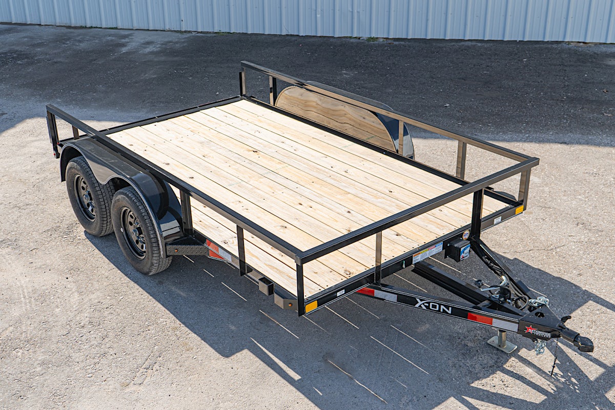 X-ON 12'x83" Utility Trailer w/ Slide-In Ramps (U2) - Image 4