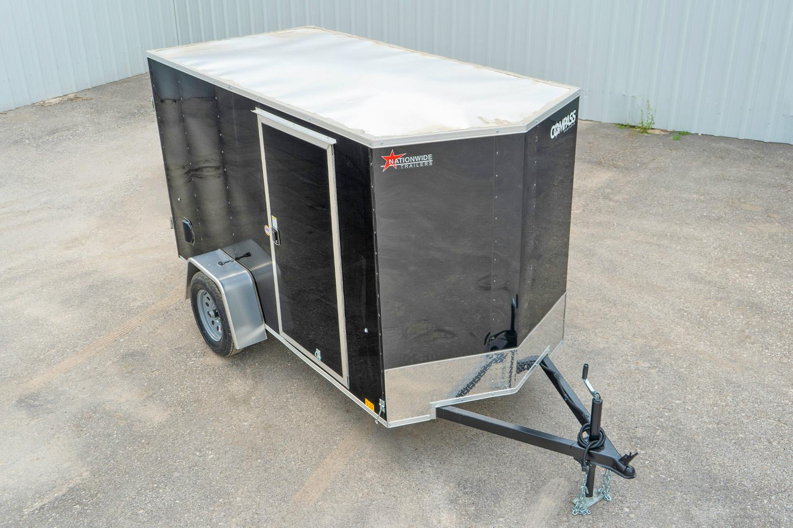 Compass 5'x10' Enclosed Cargo Trailer w/ Rear Ramp Door (C1) - Image 4