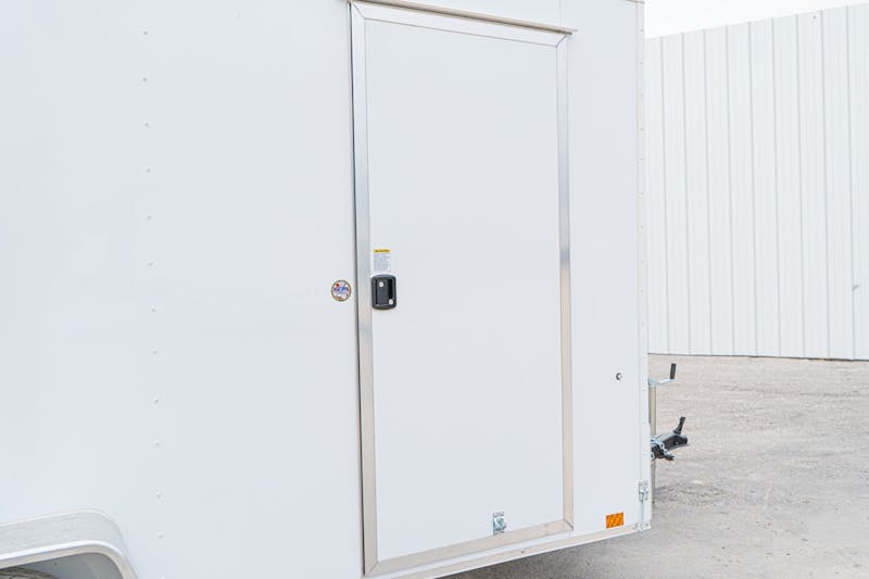 Compass 6ftx12ft Enclosed Cargo Trailer w  Rear Ramp Door  C1