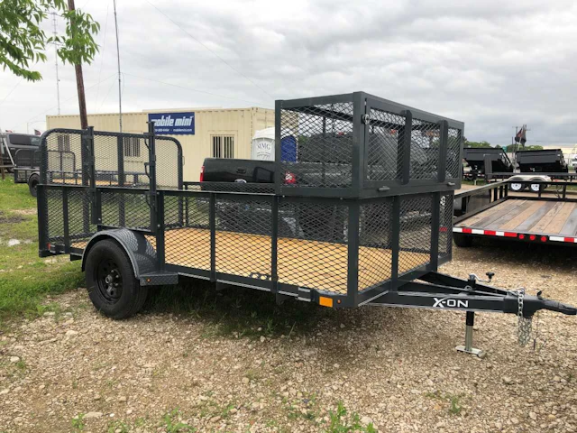 X-ON 14'x77" Landscape Trailer w/ 2' Sides & 4' Gate (L1)