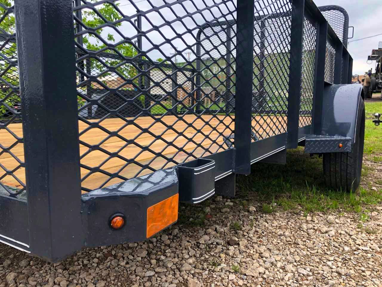 X-ON 14'x77" Landscape Trailer w/ 2' Sides & 4' Gate (L1) - Image 3