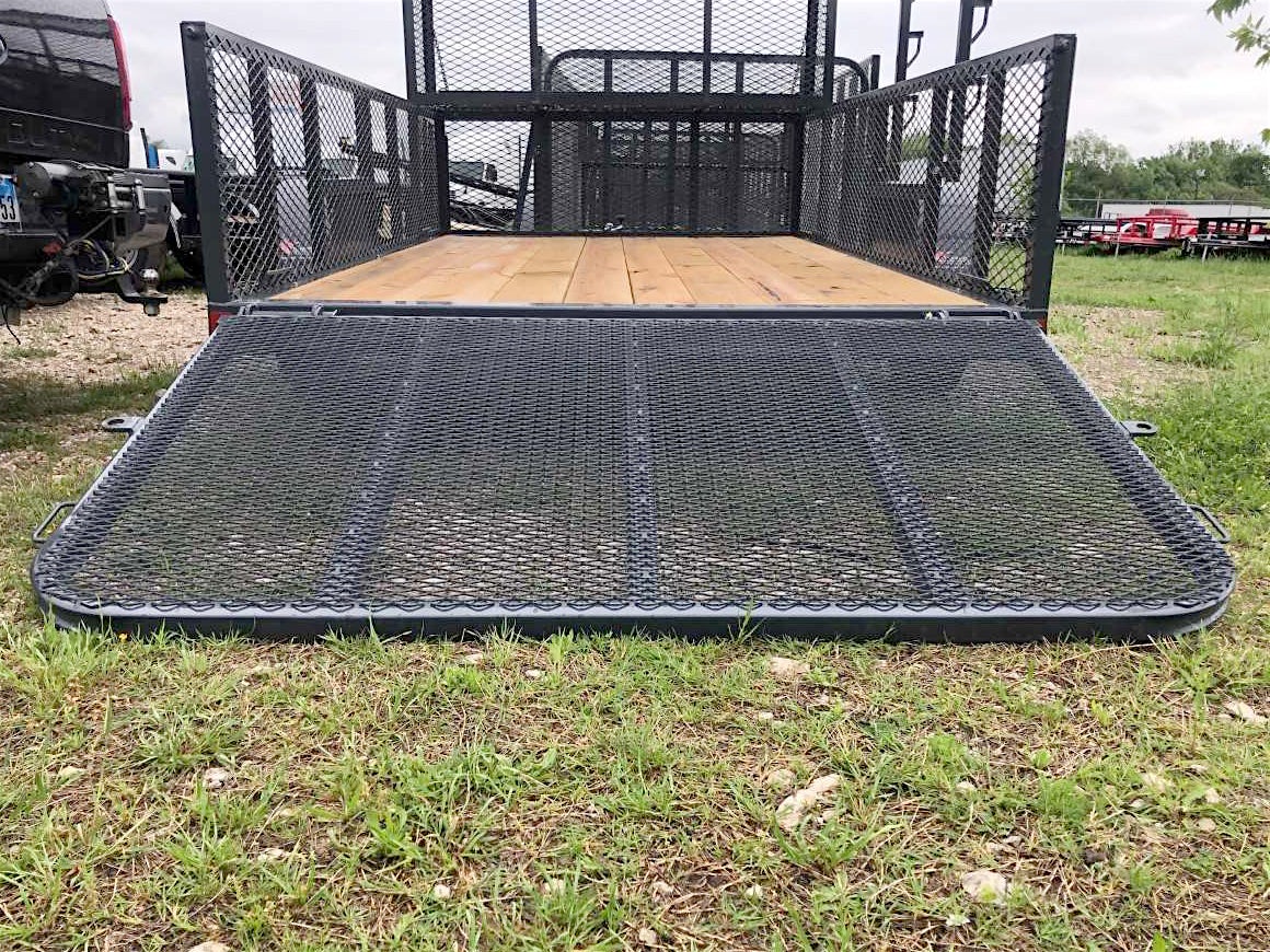 X-ON 14'x77" Landscape Trailer w/ 2' Sides & 4' Gate (L1) - Image 4