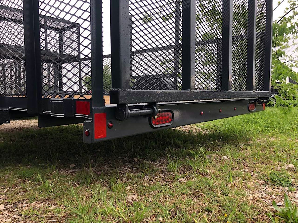 X-ON 14'x77" Landscape Trailer w/ 2' Sides & 4' Gate (L1) - Image 5