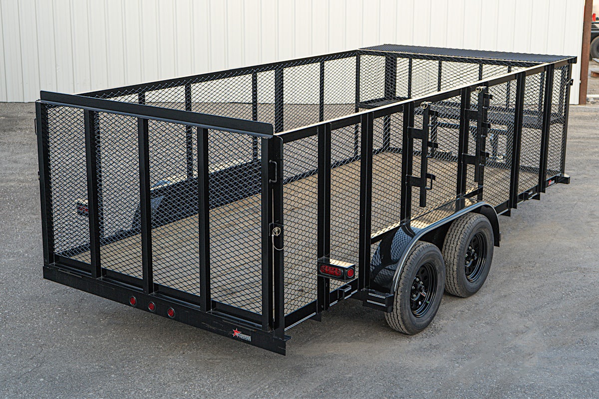 Texas Bragg 16'x83" Landscape Trailer w/ 4' Sides & 4' Gate (L2) - Image 13