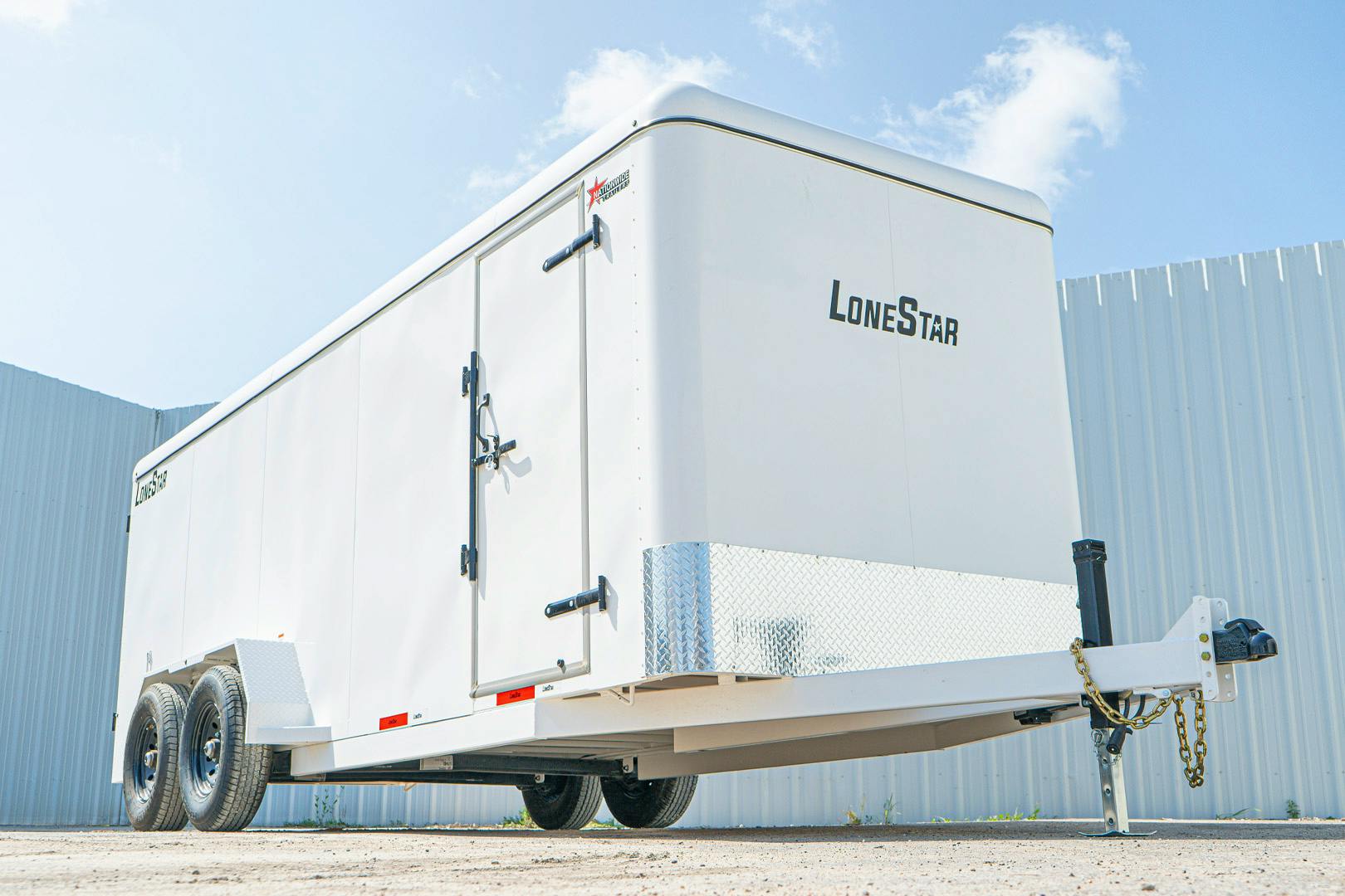 LoneStar 6.5'x20' 14k Steel Enclosed Cargo Trailer w/ Rear Barn Doors (C2) - Image 3