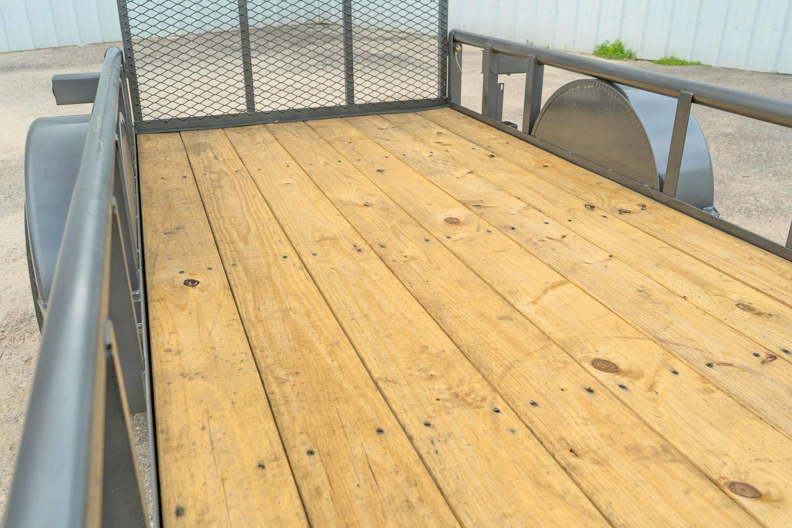 Texas Bragg 10'x77" Utility Trailer w/ 4' Gate (U1) - Image 3