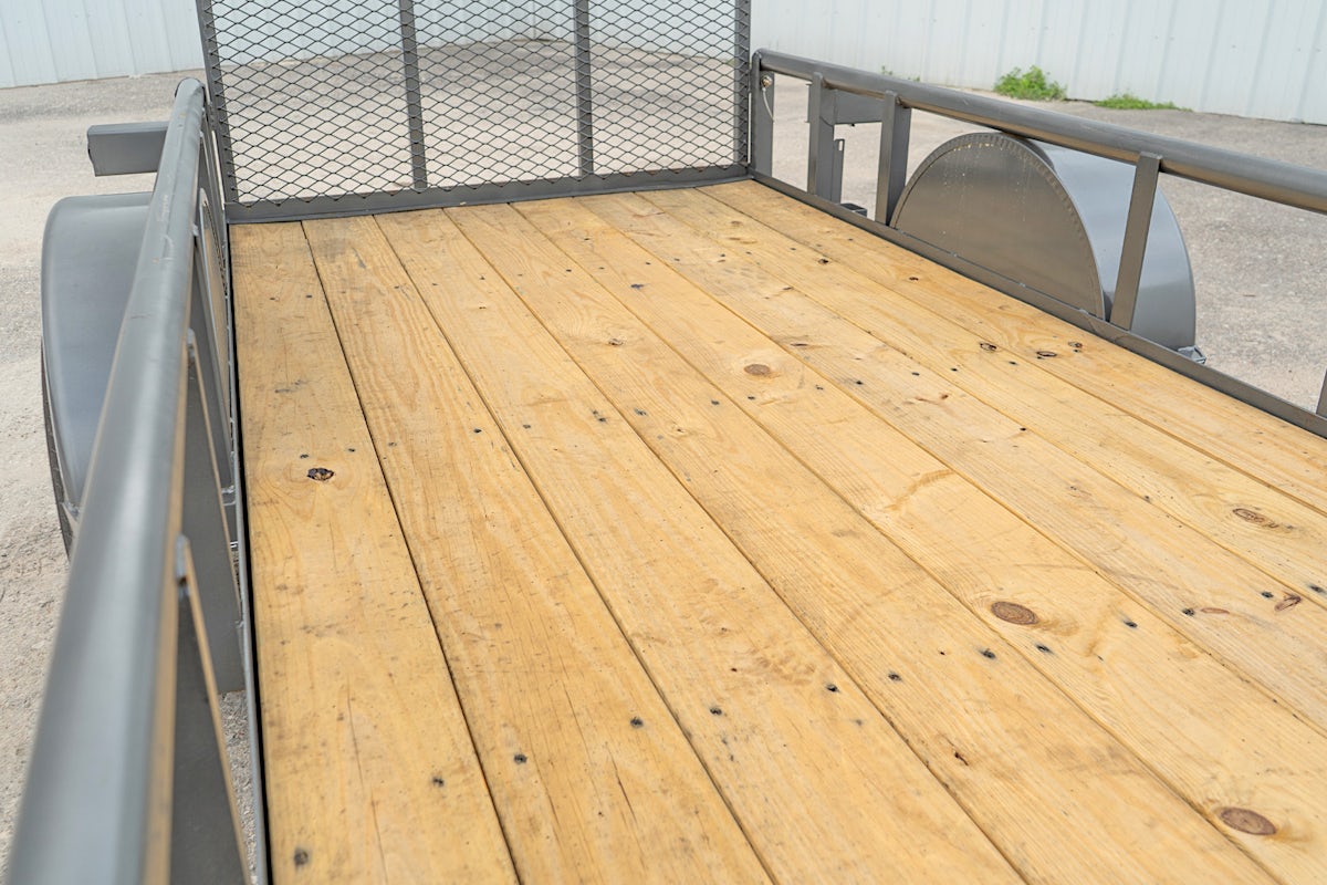 Texas Bragg 10'x77" Utility Trailer w/ 4' Gate (U1) - Image 3