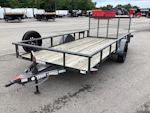 Texas Bragg 14'x77" Utility Trailer w/ 3' Gate (U1) Stock #82737 - Thumbnail 1