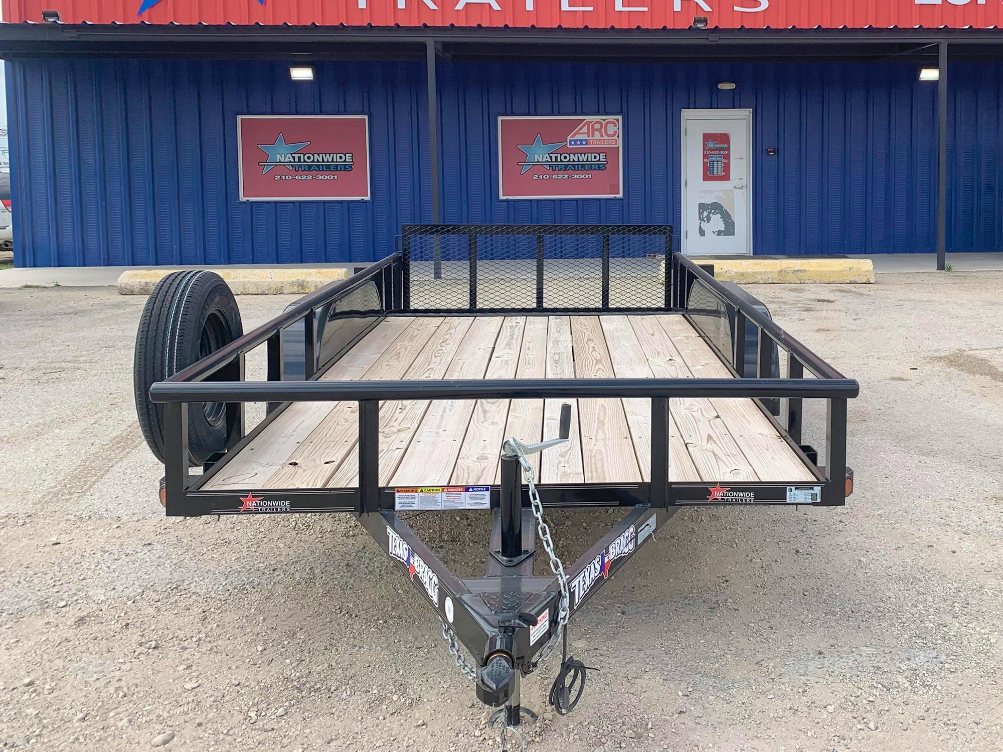 Texas Bragg 14'x83" Utility Trailer (U2) - Stock #82747 - Image 2 of 3