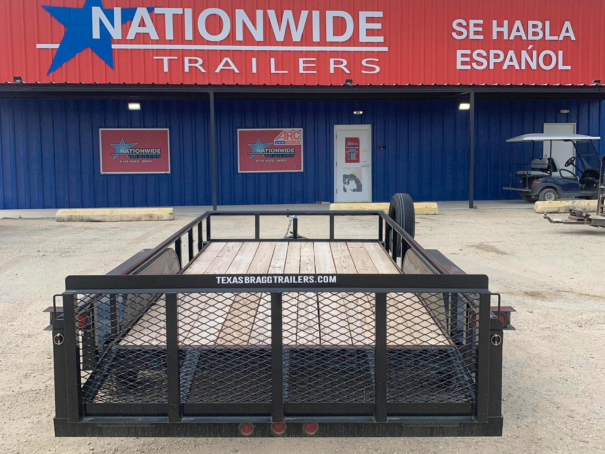 Texas Bragg 14'x83" Utility Trailer (U2) - Stock #82747 - Image 3 of 3