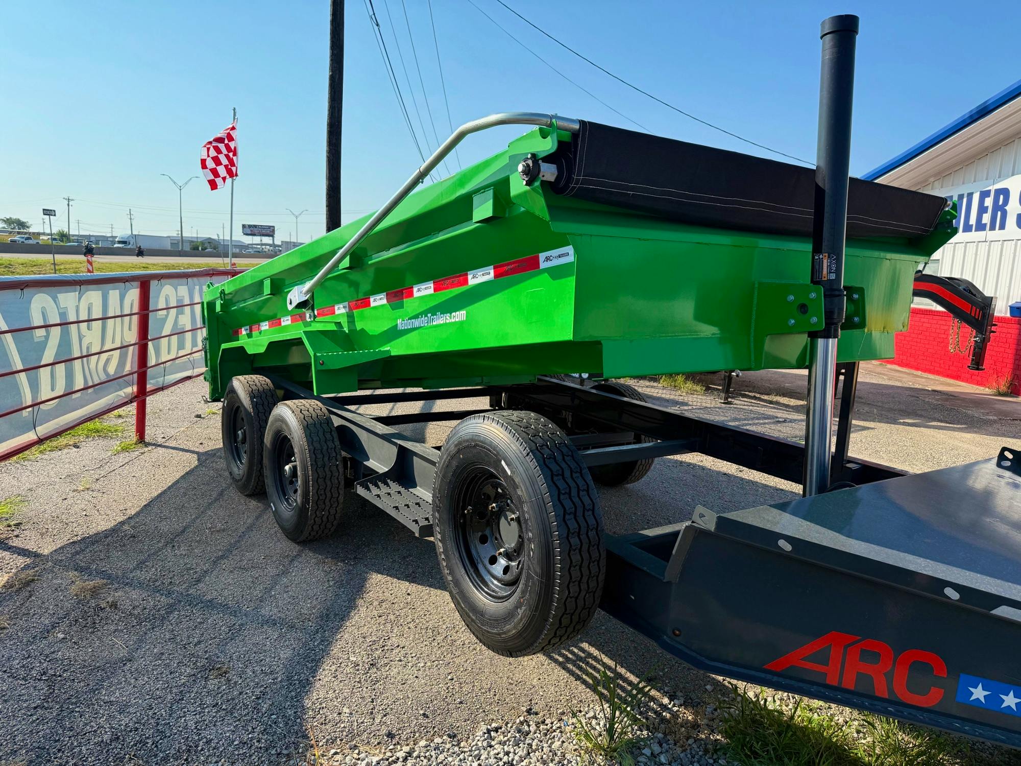 ARC Trailers 14'x83" Telescopic Dump Trailer w/ 2' Sides (BDT) - Image 1