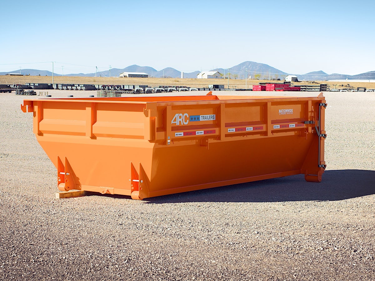 ARC Trailers 14' 14YD Steel Dumpster Bin w/ 4' Sides - Image 6