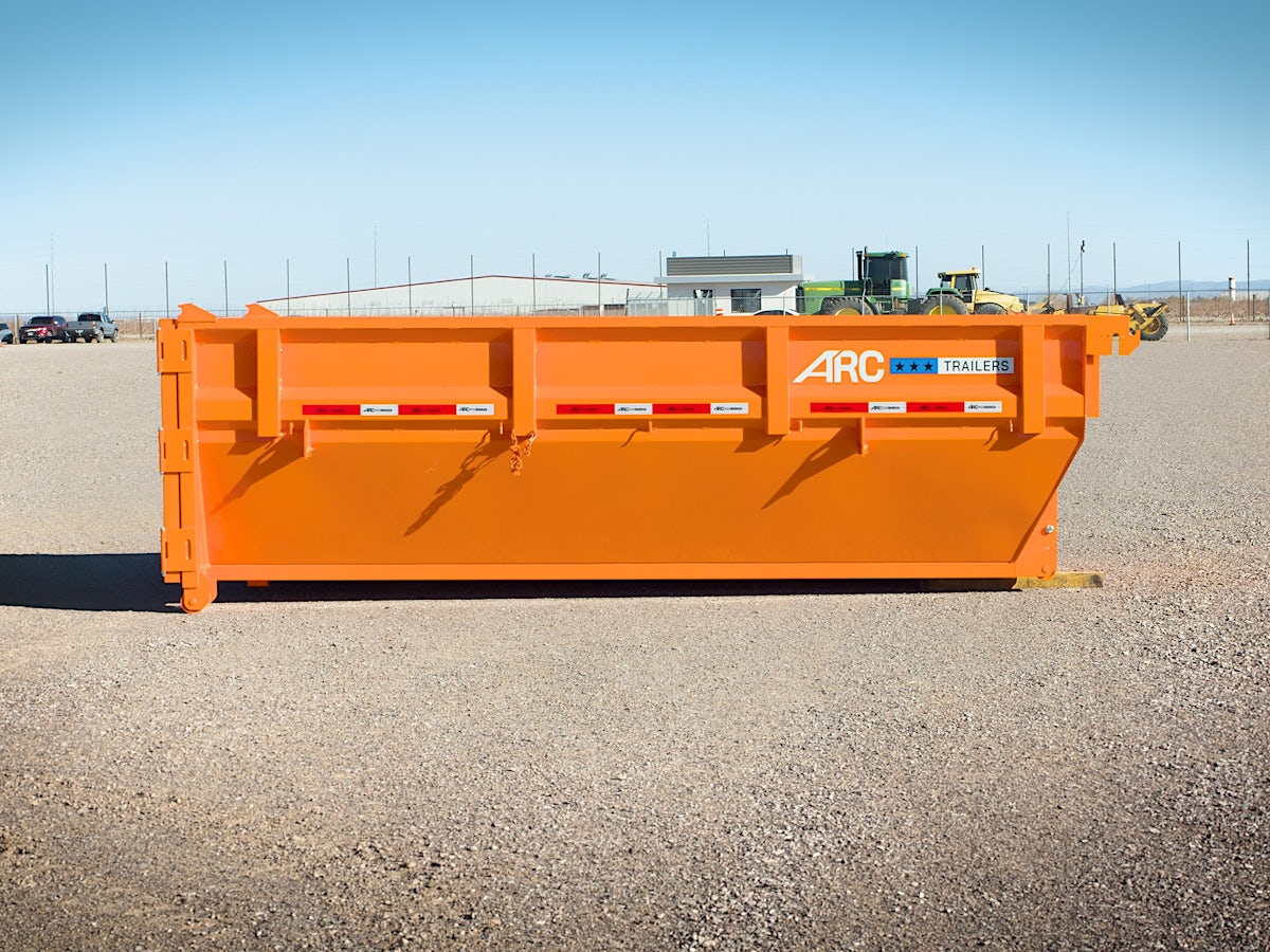 ARC Trailers 14' 14YD Steel Dumpster Bin w/ 4' Sides - Image 3