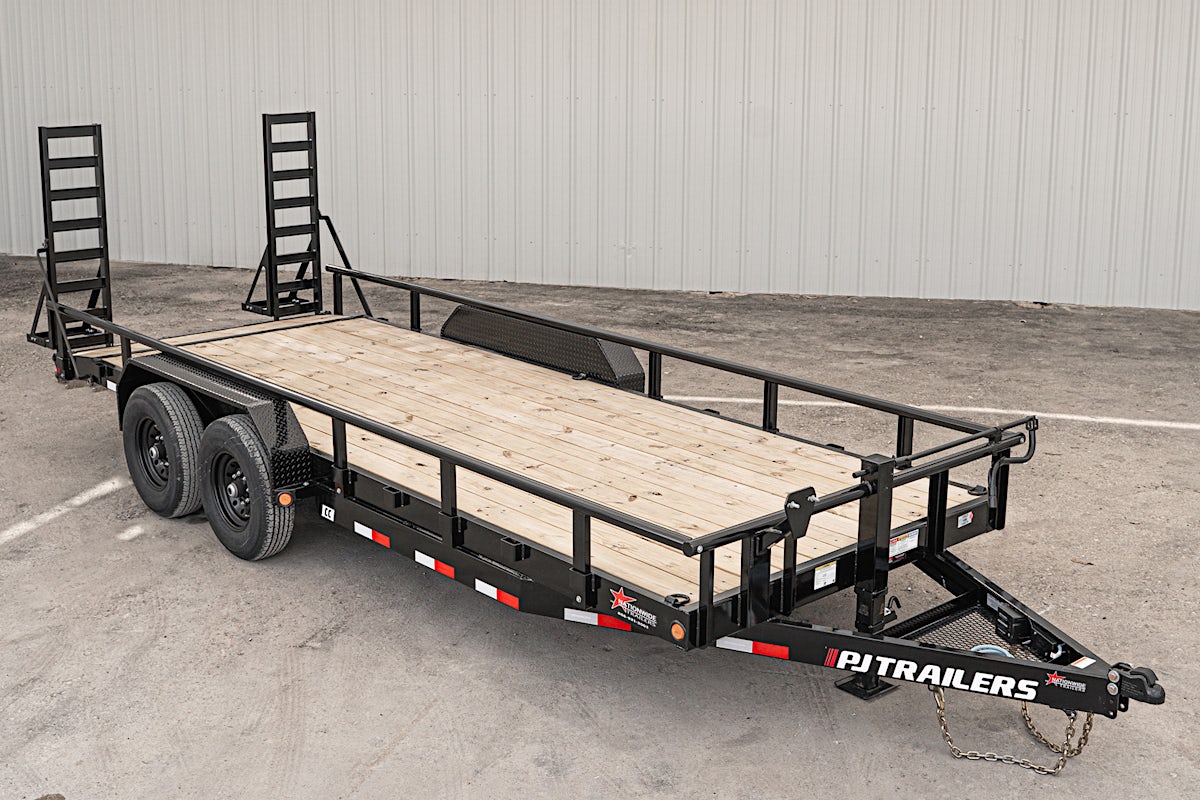 PJ Trailers 20'x83" 6" Channel Equipment Trailer (CC) - Image 1