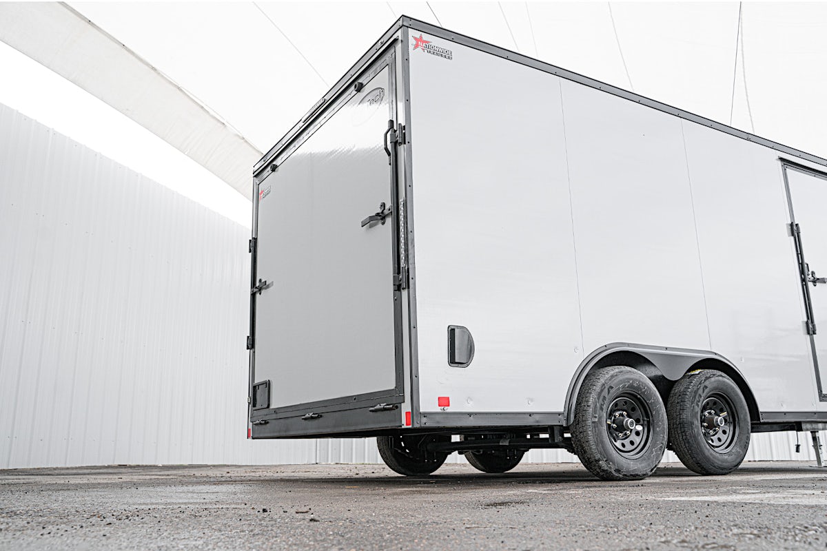 CellTech 7'x16' All-Steel Enclosed Cargo Trailer w/ Rear Ramp Door (C2) - Image 14