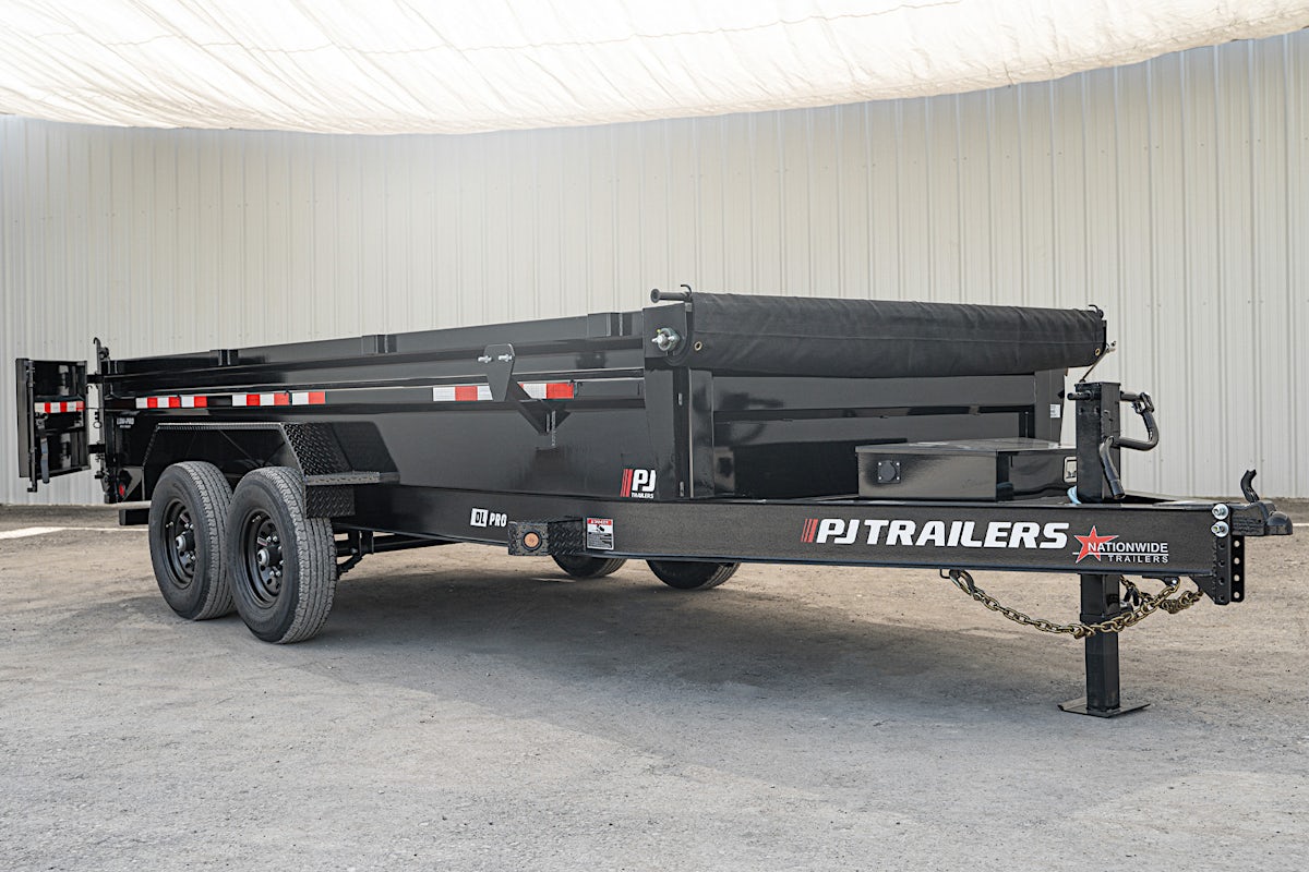 PJ Trailers 16'x83" Low Pro Dump Trailer w/ 2' Sides (DL) - Image 4
