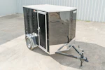 Compass 5'x8' Enclosed Cargo Trailer w/ Rear Ramp Door (C1) Stock #82859 - Thumbnail 1