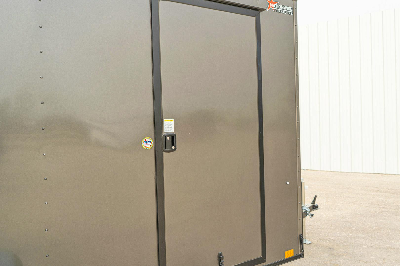 Compass 6'x12' Enclosed Cargo Trailer w/ Rear Ramp Door (C1) - Image 7