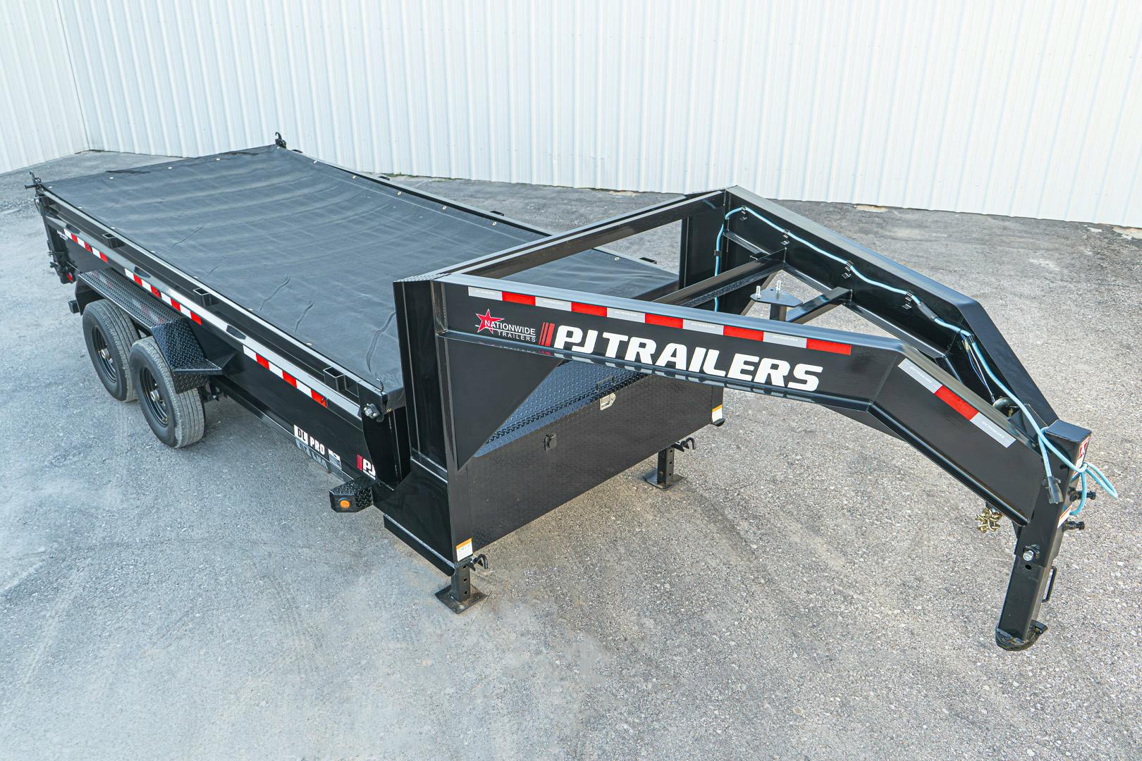 PJ Trailers 16'x83" Gooseneck Low Pro Dump Trailer w/ 2' Sides (DL) - Image 8