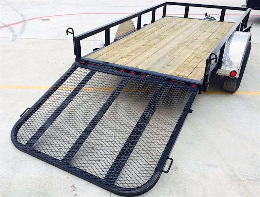 PJ Trailers 10'x60" Single Axle 4" Channel Utility Trailer (U6) - Image 4