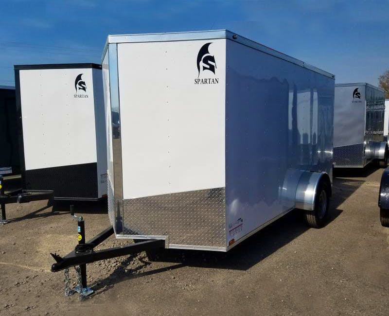 Spartan 6'x10' Enclosed Cargo Trailer w/ Rear Ramp Door (C1) - Stock #82940 - Image 1 of 2