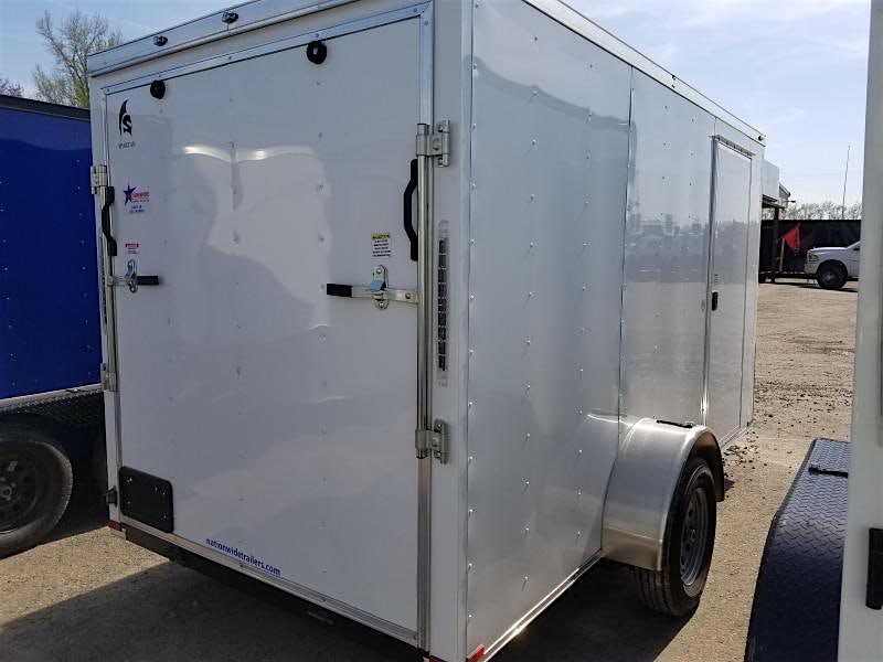 Spartan 6'x10' Enclosed Cargo Trailer w/ Rear Ramp Door (C1) - Stock #82940 - Image 2 of 2 Spartan 6'x10' Enclosed Cargo Trailer w/ Rear Ramp Door (C1) - Stock #82940 - Image 2 of 2