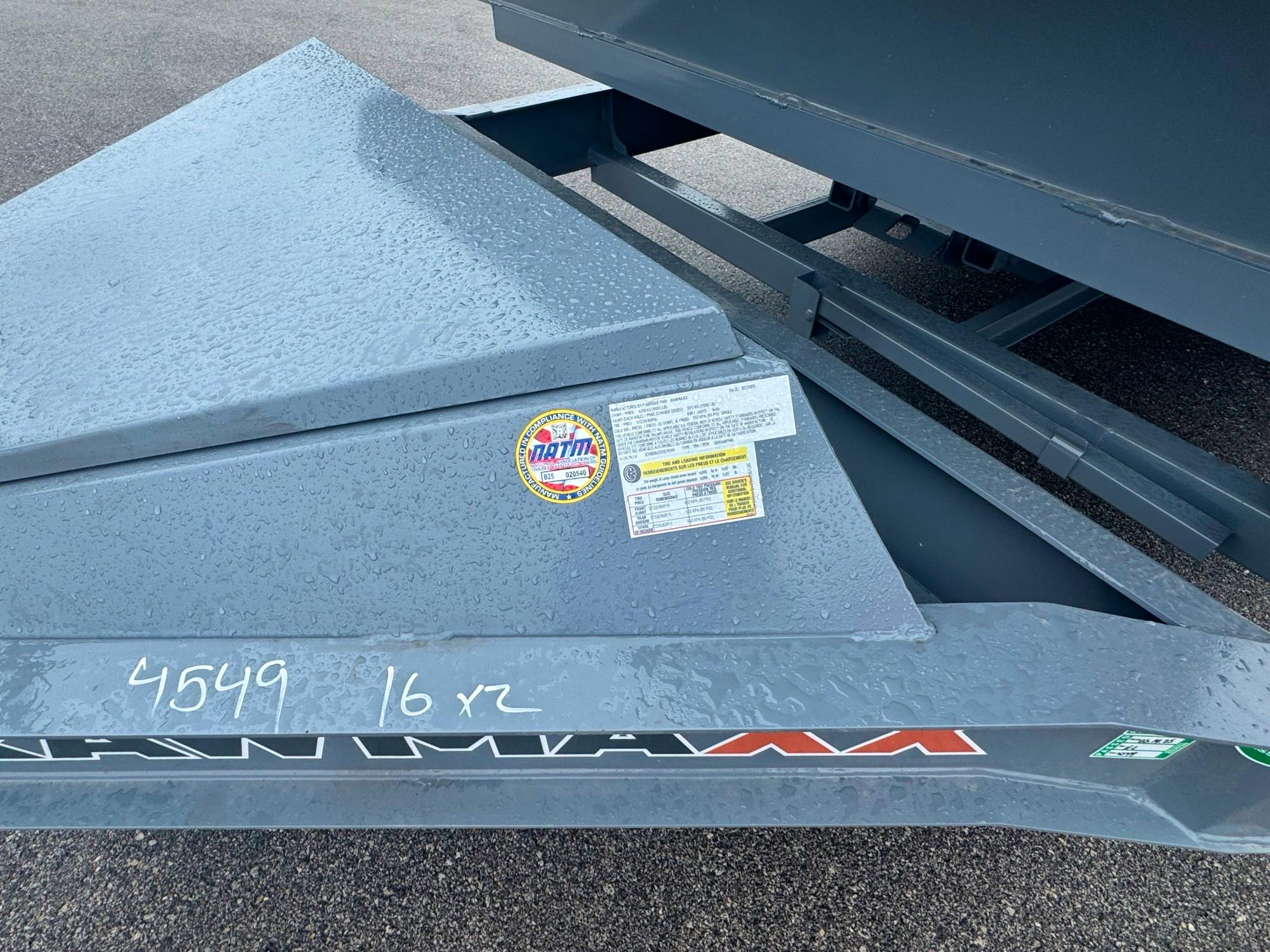RawMaxx GDX 14' × 83" 14K Dump Trailer