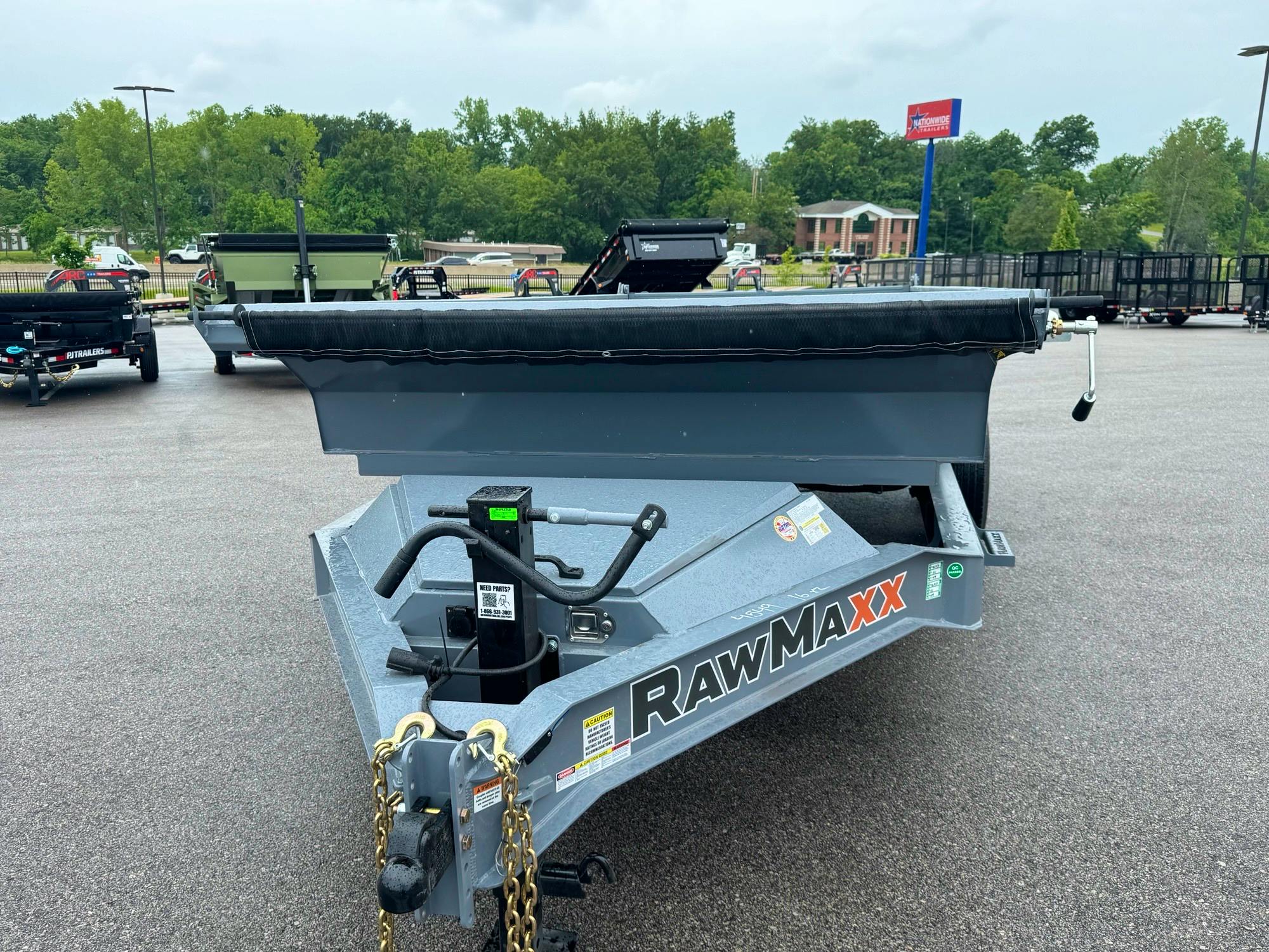 RawMaxx GDX 14' × 83" 14K Dump Trailer