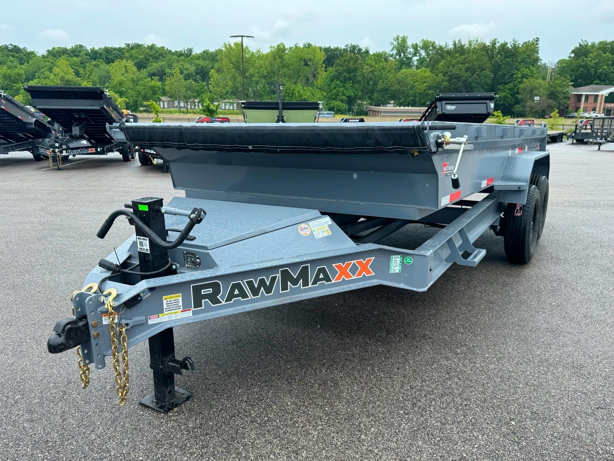 RawMaxx GDX 14' × 83" 14K Dump Trailer
