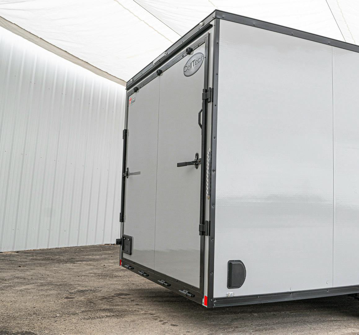 CellTech 7'x14' All-Steel Enclosed Cargo Trailer w/ Rear Ramp Door (C2) - Image 9