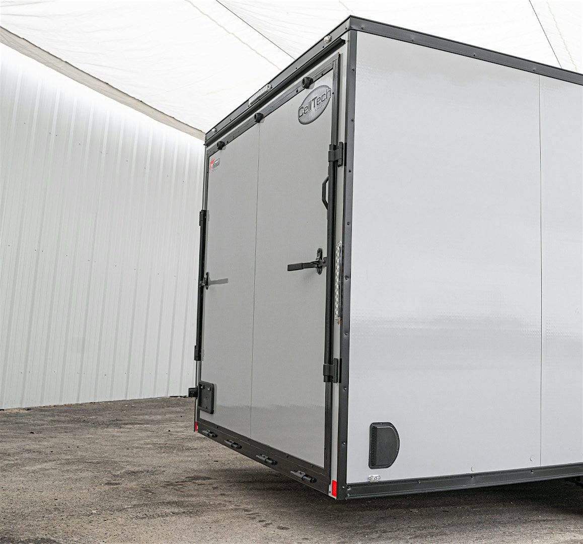 CellTech 7'x14' All-Steel Enclosed Cargo Trailer w/ Rear Ramp Door (C2) - Image 9