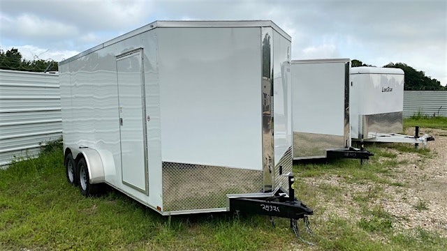Spartan 7'x16' All-Steel Enclosed Cargo Trailer w/ Rear Barn Doors (C2) - Image 1