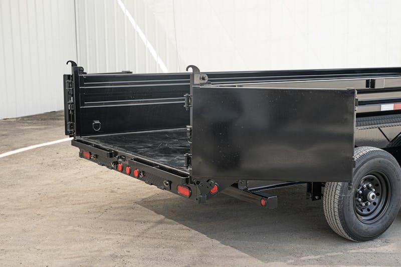 PJ Trailers 16ftx83in Low Pro Dump Trailer w  2ft Sides  DL