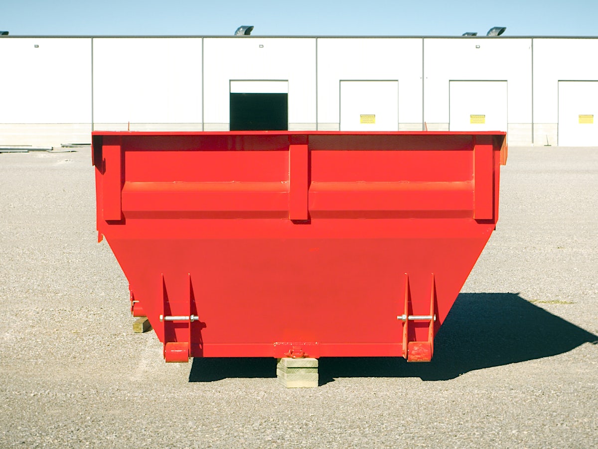 ARC Trailers 14' 14YD Steel Dumpster Bin w/ 4' Sides - Image 3