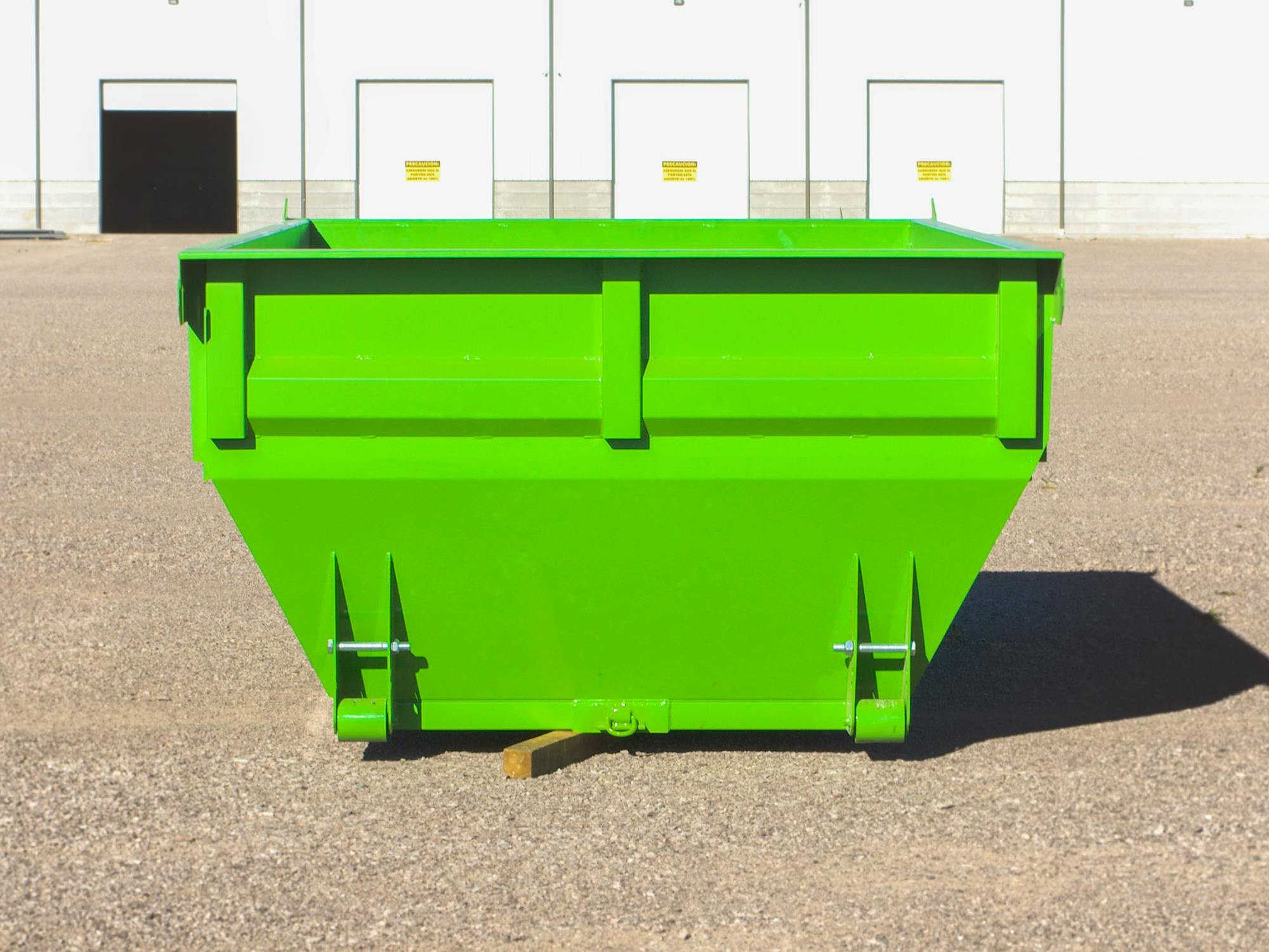 ARC Trailers 14' 14YD Steel Dumpster Bin w/ 4' Sides