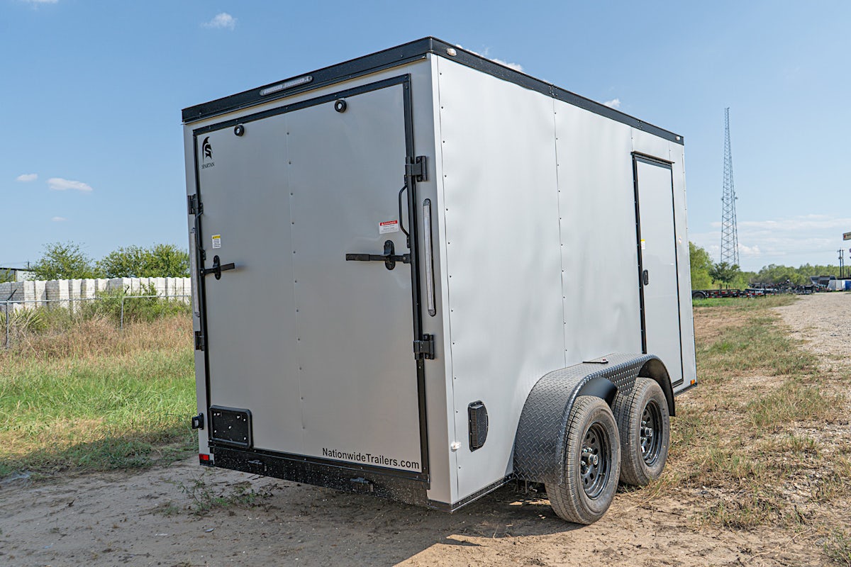 Spartan 6'x12' Enclosed Cargo Trailer w/ Rear Ramp Door (C2) - Image 3
