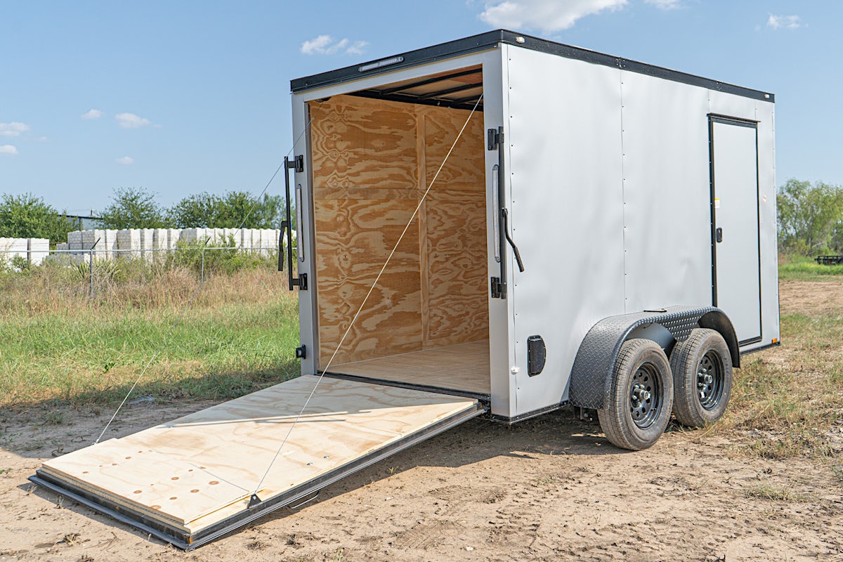 Spartan 6'x12' Enclosed Cargo Trailer w/ Rear Ramp Door (C2) - Image 4