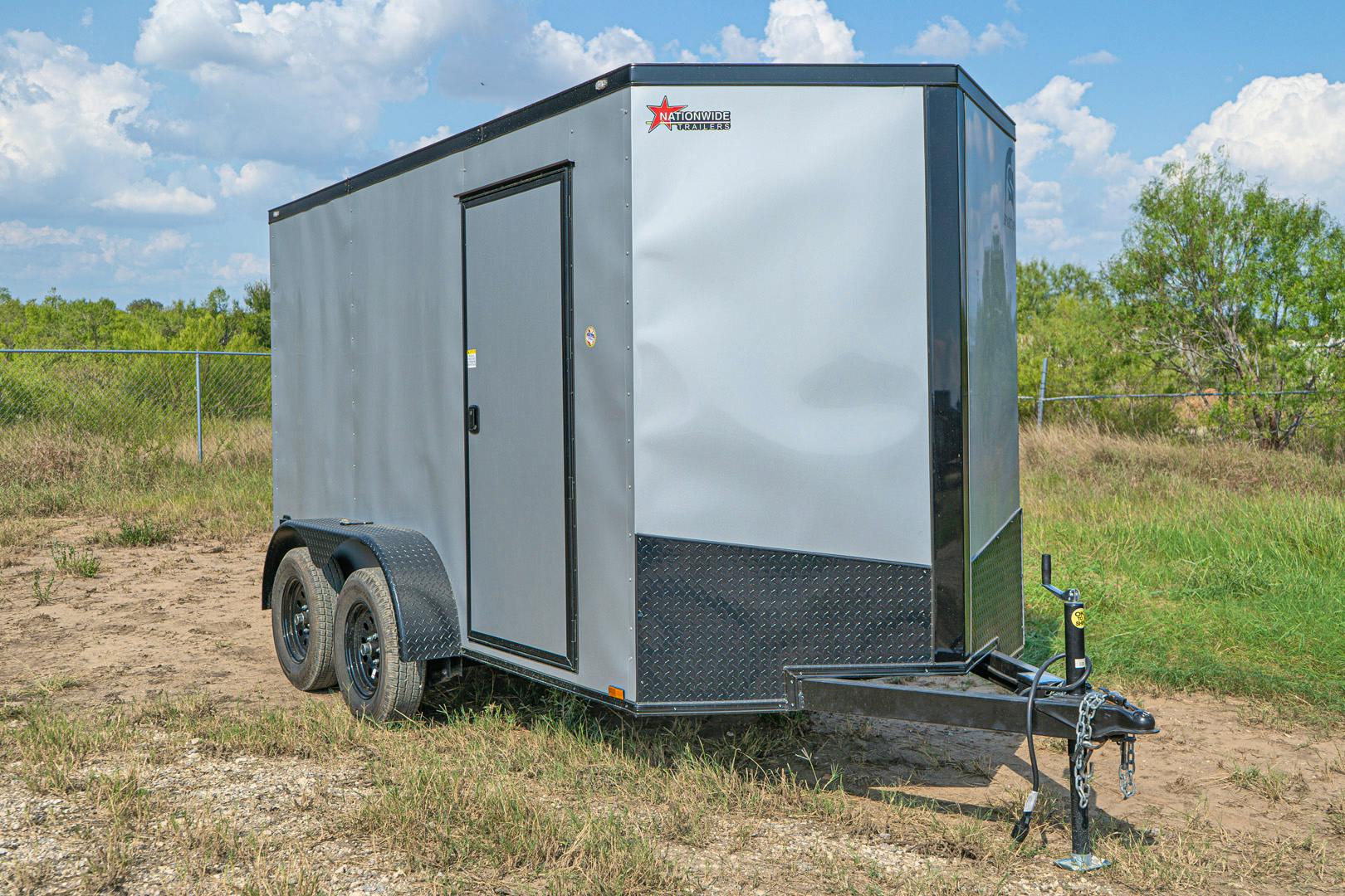 Spartan 6'x12' Enclosed Cargo Trailer w/ Rear Ramp Door (C2) - Image 1