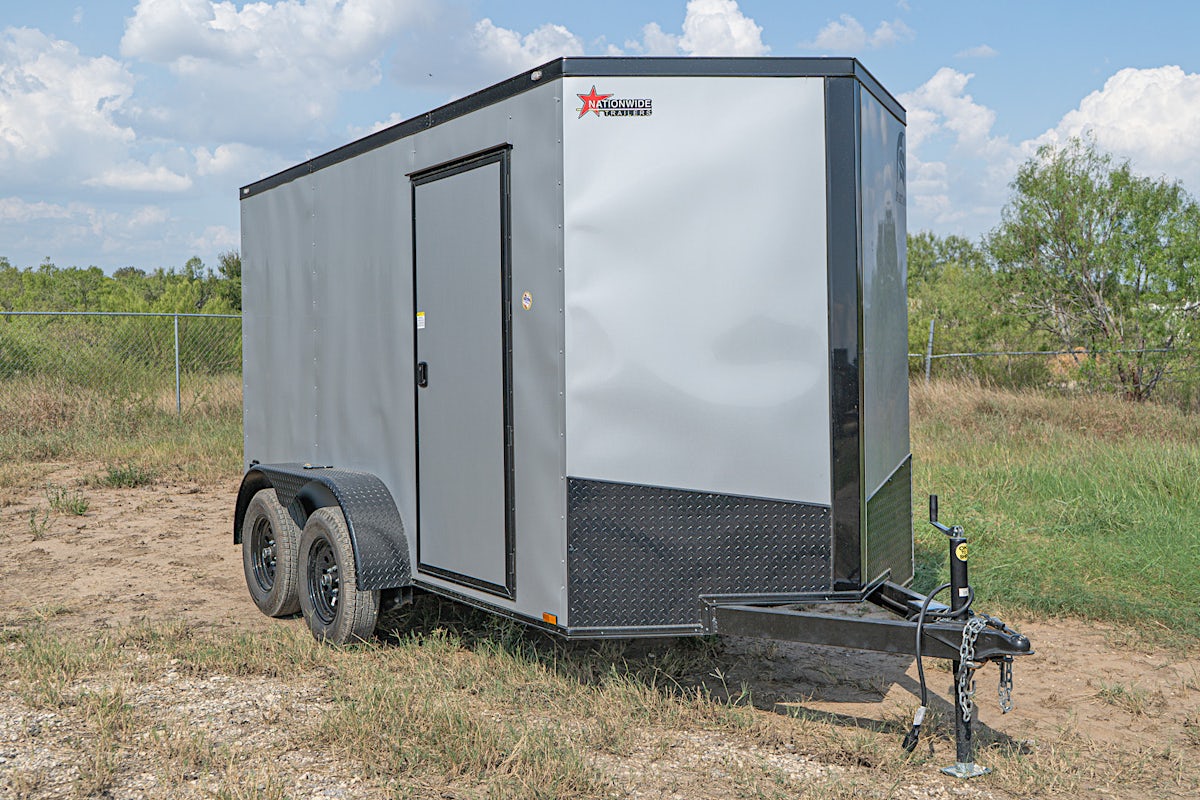 Spartan 6'x12' Enclosed Cargo Trailer w/ Rear Ramp Door (C2) - Image 1