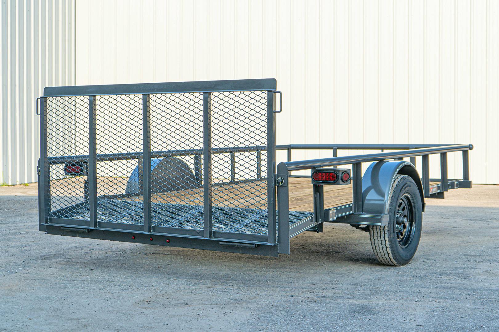 Texas Bragg 12'x77" Utility Trailer w/ 3' Gate & 2' Dovetail (U1) - Image 11