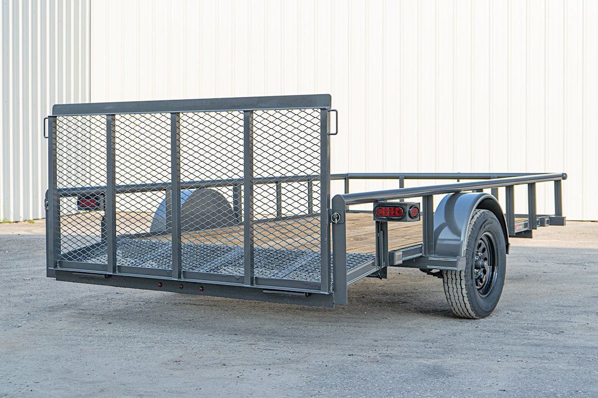 Texas Bragg 12'x77" Utility Trailer w/ 3' Gate & 2' Dovetail (U1) - Image 11