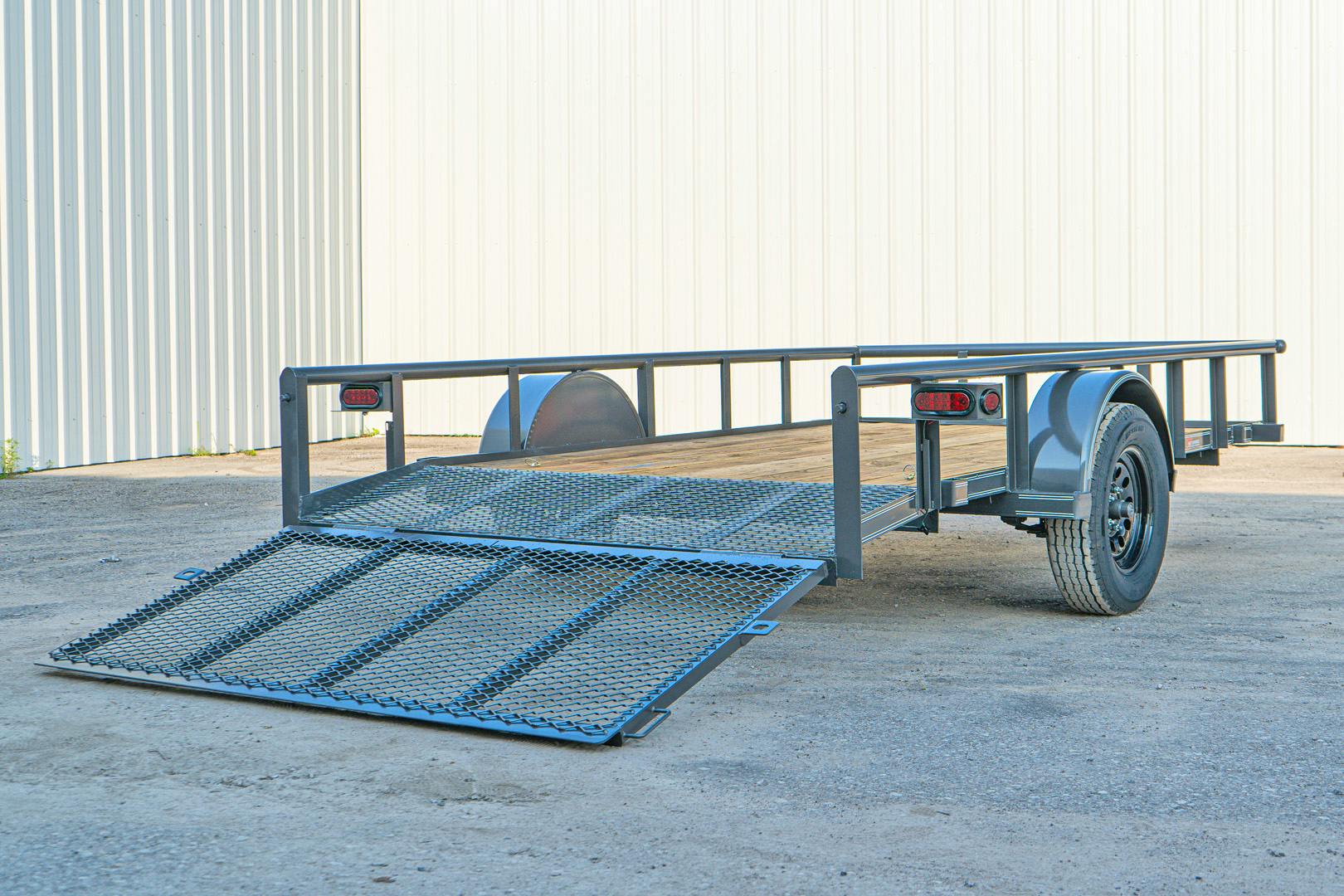 Texas Bragg 12'x77" Utility Trailer w/ 3' Gate & 2' Dovetail (U1) - Image 12