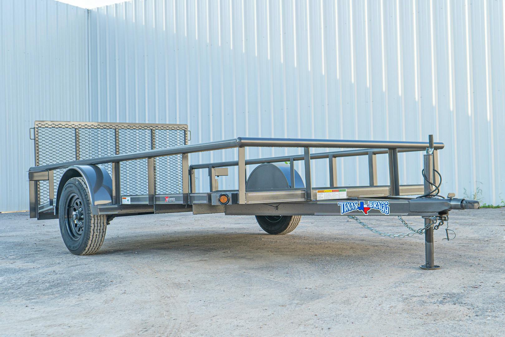 Texas Bragg 12'x77" Utility Trailer w/ 3' Gate & 2' Dovetail (U1) - Image 2